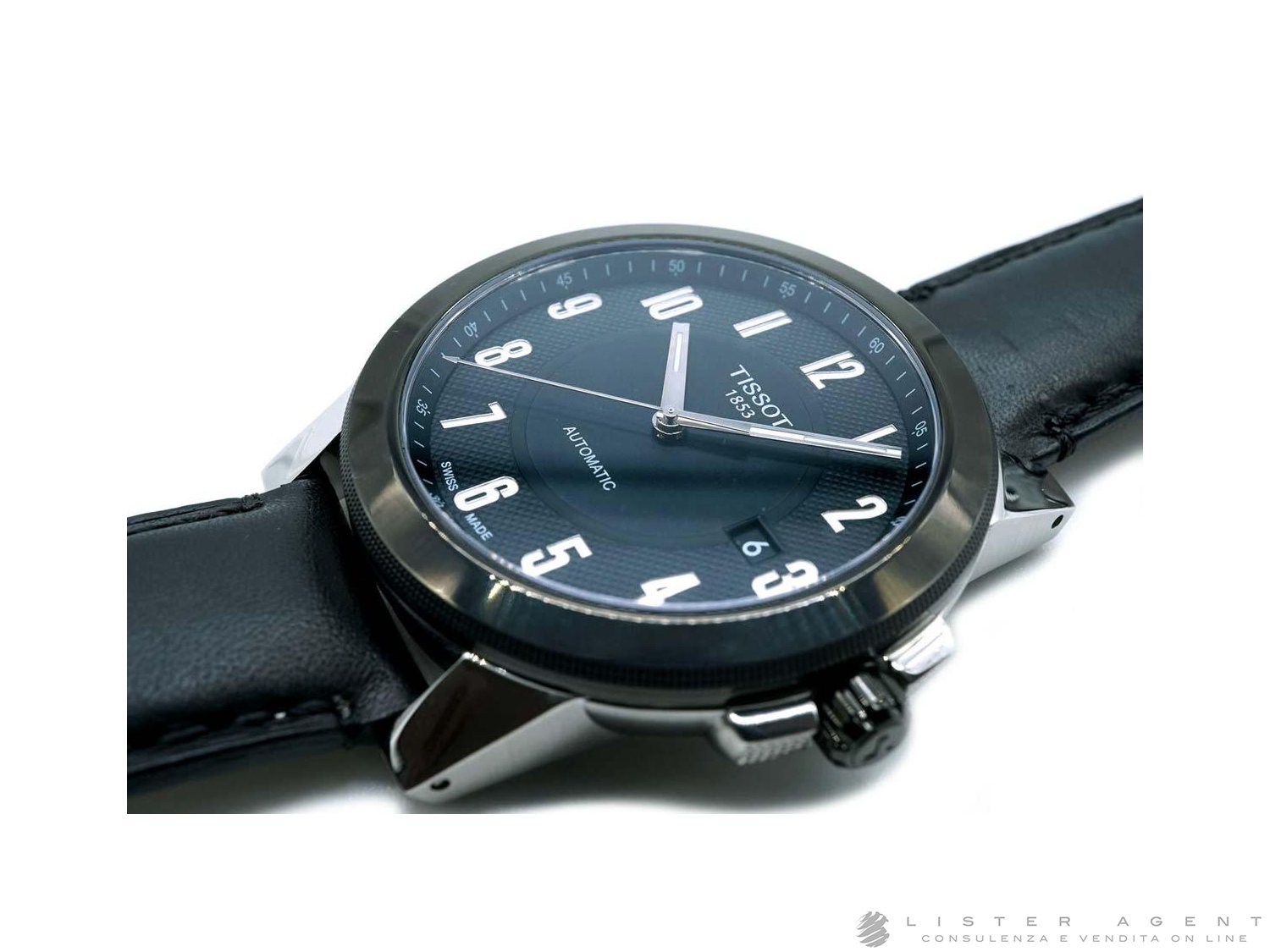 TISSOT Gentleman Automatik aus Stahl Schwarz AUT NEU!