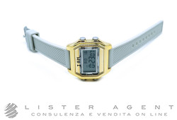 XIAM Mittlere Uhr aus Polycarbonat mit Gelbgold-Metalleffekt Ref. IAM-KIT04. NEU!
