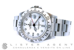 ROLEX orologio Explorer II automatico in acciaio Bianco AUT. USATO!