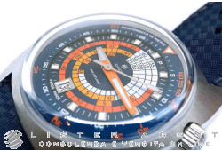 ICHNOS orologio Arcipelago Santo Stefano Super Compressor automatico Limited Edition in acciaio Blu. USATO!