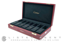 CARTIER scatole contenitore Montres GM incompleta per 14 orologi Ref. PLWA5120. USATA!