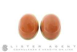 ORECCHINI in oro giallo 18Kt e corallo naturale. NUOVI!