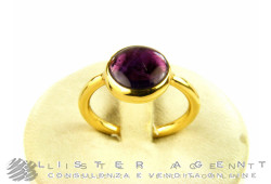 MARIA CALLAS Ringkollektion Eclissi klein in 18 Karat Gelbgold mit Amethyst Ref. EC01 / 7GO6. NEU!