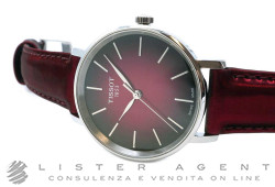 TISSOT Everytime Lady in acciaio Rosso Ref. T143.210.17.331.00. NUOVO!