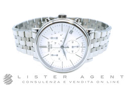 TISSOT T-Classic Carson Premium Cronografo in acciaio Bianco Ref. T122.417.11.011.00. NUOVO!