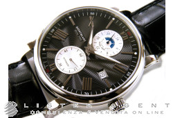 MONTBLANC Star 4810 Dual Time Automatik in Stahl Schwarz AUT Referenz-Nr. 114858. NEU!
