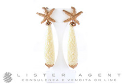 VANTO Seestern Ohrringe aus rotvergoldetes 925 Silber und Paste Ref. OR1697AG. NEU!