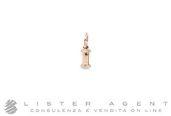 LE BEBE' ciondolo lettera I in oro rosa 9Kt e argento 925 Ref. LBB170-I. NUOVO!