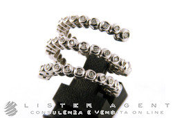 RING Serpente in 18 Karat Weißgold mit Diamanten ct 0,56 Größe 13 Ref. ZM579 / B. NEU!