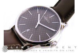 GUCCI G-Timeless Mod. 126LG in Stahlgrau Ref.-Nr. YA126318. NEU!