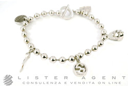 GUCCI Harmband Boule SM Charms aus 925 Silber Ref. YBA390957001017. NEU!