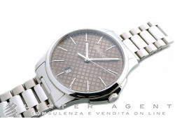 GUCCI G-Timeless Large Slim aus Stahl Braun Ref. YA126317. NEU!