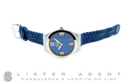 DODO orologio Ibiza in acciaio bicolore Blu Ref. WAD6BL-PVD. NUOVO!