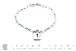 DODO by Pomellato bracciale Luccetto in argento 925 Misura S Ref. DBC2002_LOCKS_000AG. NUOVO!