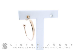 DODO by Pomellato orecchino singolo Hoop in oro rosa 9Kt Ref. DHB7010-HOOPS-0009R. NUOVO!