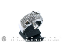 DAMIANI anello in oro bianco 18Kt e diamanti ct 1,00 Misura 16.50 Ref. 20005915. NUOVO!