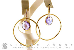 MARCO BICEGO Ohrringe Jaipur aus 18Kt Gelbgold und Amethysten Ref. OB961AL01. NEU!