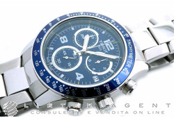 TISSOT T-Sport V8 Cronografo in acciaio Blu Ref. T0394171104702. NUOVO!