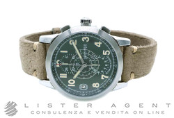 EBERHARD & CO Nuvolari Legend Grande Taille Cronografo Automatico in acciaio Nero Ref. 31138CP. NUOVO!