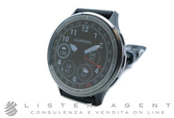 GARMIN Venu 3 Black & Slate con cinturino in pelle 45 MM in Polimero fibro rinforzato e acciaio Ref. 010-02784-52. NUOVO!