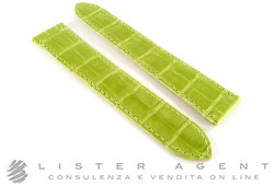 CARTIER cinturino in pelle di coccodrillo verde ansa MM 20 Ref. Z3BCM001. NUOVO!