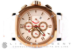 BUTI Porto Cervo Chrono Automatic Limited Serie aus Corian und 18Kt Rotgold mit Diamanten. NEU!