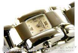 CHAUMET nur Zeit Quadrat Dame in Stahl Argenté Ref. W08610 / 041. NEU!