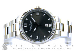 LOUIS ERARD Nur Zeit Lady Automatik aus Stahl Anthrazit Ref. 20100AA03. NEU!