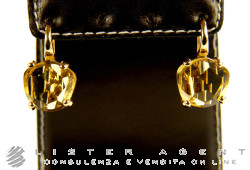 POMELLATO Ohrringe Lola aus 18 Karat Roségold und Zitronenquarz Ref. OA507PO7QL. NEU!
