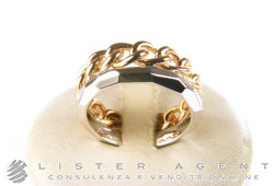 POMELLATO Ring Milano in 18 Karat Rosé- und Weißgold Größe 14 Ref. AB509O7O9. NEU!
