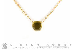 POMELLATO Halskette Nudo in 18 Karat Rosé- und Weißgold mit Zitronenquarz Ref.-Nr. FB601O6QL. NEU!