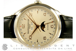BAUME & MERCIER Clifton Kalender- und Mondphasen in Stahl AUT Referenz-Nr. M0A10055. NEU!