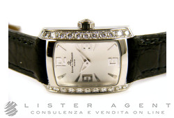 BAUME & MERCIER Hampton Mini aus Stahl und Diamanten Argenté Ref. M0A08138. NEU!