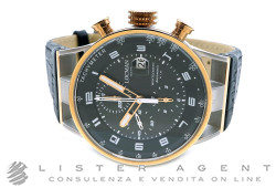 LOCMAN Montecristo Cronografo automatico in acciaio bicolore e titanio Grigio AUT Ref. 0516M01S-00BKWHPK. NUOVO!