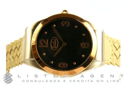DODO Schwarz und Rose in zweifarbigem Stahl Schwarz Ref. WAD6NEPVD. NEU!
