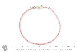 DODO by Pomellato Armband aus rosafarbigen lackierte 925 Silber cm 17 Ref. DB/APR/17/K. NEU!