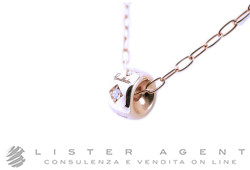 POMELLATO Iconica Halskette aus 18Kt Rotgold mit Diamanten Ref. FB712BO744. NEU!