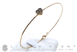 NY NAY by Fani Herz Armband aus 18Kt Rotgold mit braune Diamanten ct 0,22 Ref. BRGBK1067BW. NEU!