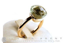 POMELLATO Nudo Classic Ring aus 18 Karat Rot-Weißgold mit Prasiolite Größe 8 Ref. A.A110/O6/PA. NEU!