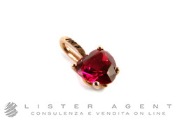 DODO by Pomellato 100% Herz Hänger aus 9Kt Rotgold und synthetischem Rubin Ref. DM9AMSR. NEU!