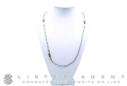 VHERNIER Calla Halskette aus 18Kt Rotgold und Titan cm 100 Ref. T01652C102. NEU!