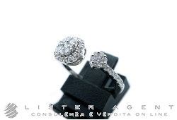 NY NAY by Fani anello in oro bianco 18Kt con diamanti ct 0.55 Mis 14Ref. ANGAX1933. NUOVO!