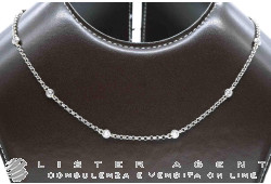 COLLANA in argento 925 con zirconi Ref. CA03688. NUOVA!
