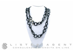 AMLE' collana con moschettone in argento 925 placcato oro giallo Ref. A 31952. NUOVA!