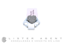 CHIARA FERRAGNI anello Cuore pavè in argento 925 e zirconi Misura 16 Ref. J19AXD10016. NUOVO!