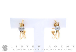 POMELLATO orecchini Together in oro rosa 18Kt con diamanti ct 0.10 Misura 13 Ref. POC4012_O7WHR_DB000. NUOVI!