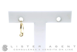 DODO by Pomellato orecchino Hoop porta ciondolo Esssentials in oro giallo 18Kt Ref. DHB4000-HOOPS-0009R. NUOVO!
