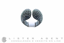 SWAROVSKI anello cocktail Sublima in metallo brunito e cristalli colorati Mis 15 Ref. 5692119. NUOVO!