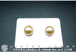 PERLE coppia Australia gold naturali mm 10.50 - 11.00. NUOVO!