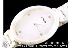 RADO Essenza Keramik Touch in weißer Keramik Ref. R53092712. NEU!